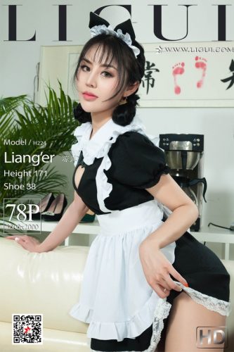 Ligui丽柜 – 2019-11-11 – 网络丽人 Model – Liang’er 凉儿《糕丝女仆》 (78) 2000×3000