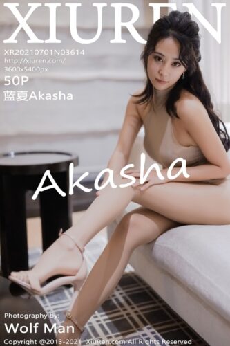 XiuRen 秀人网 – 2021-07-01 – NO.3614 – 蓝夏Akasha (50) 3600×5400