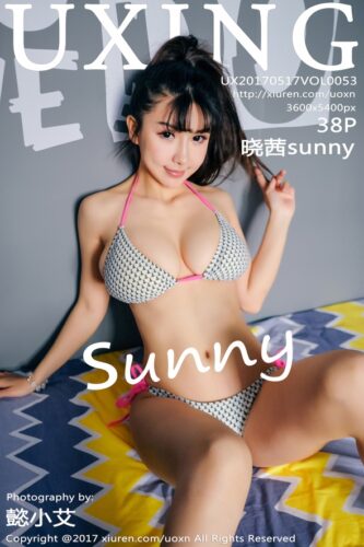 UXing 优星馆 – 2017-05-17 – VOL.053 – 晓茜sunny (38) 3600×5400